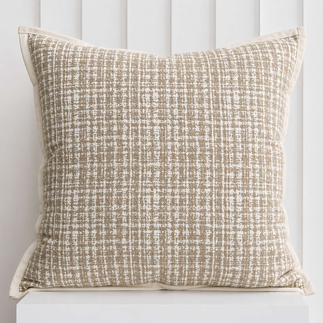 Coussin de lit nordique en coton 45x45 cm – vue principale