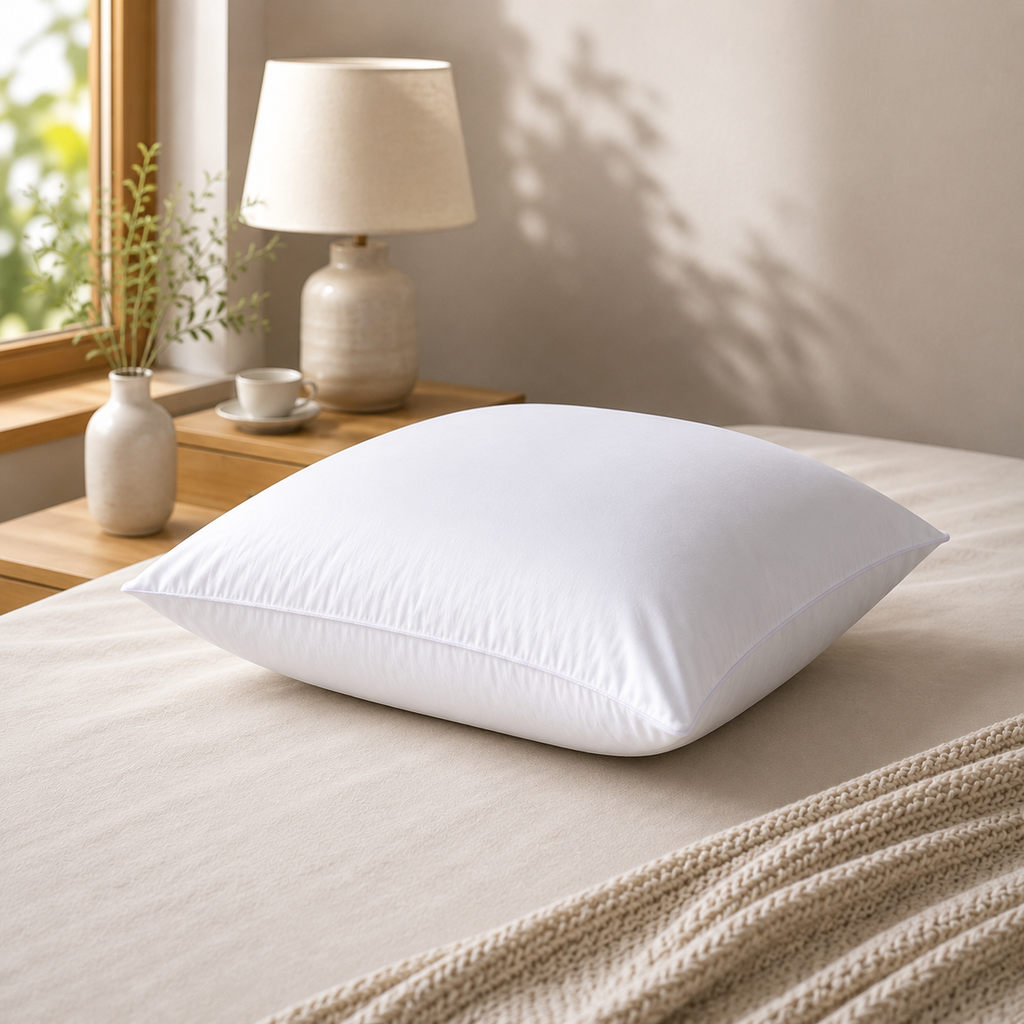 Oreiller de couchage moelleux 42x70 cm – coloris disponibles